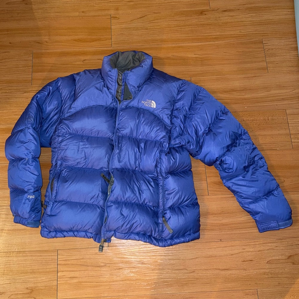 Y2K The North Face Periwinkle Puffer Jacket